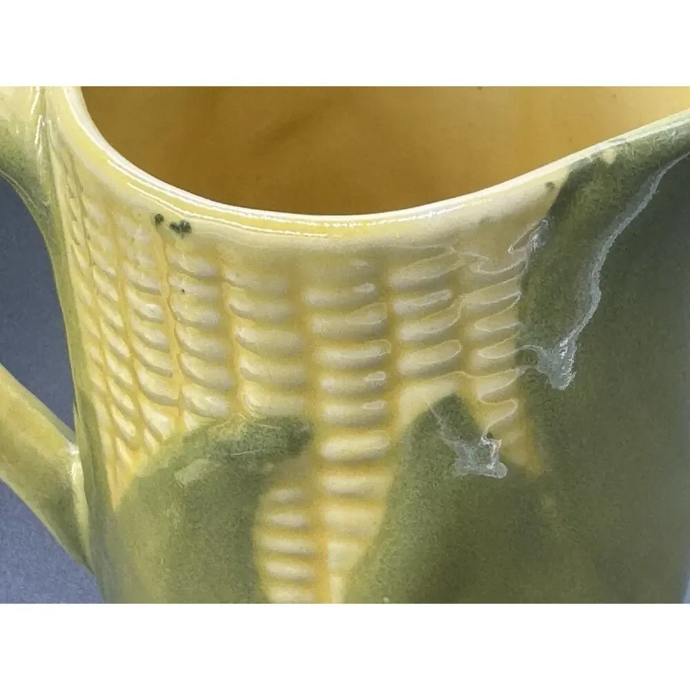 Vintage Shawnee Corn King Lidded Sugar & Creamer Set - MCM